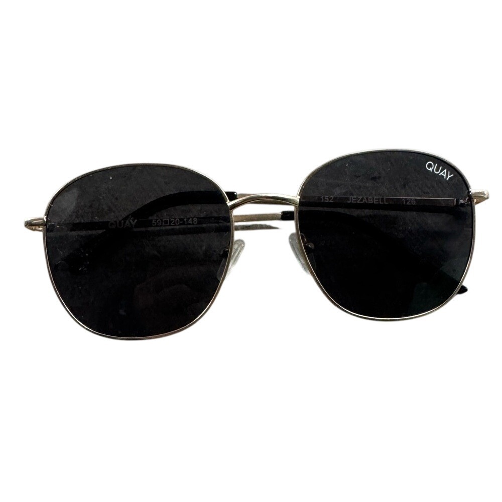 Quay Australia Jezabell Women's Silver Frame Sunglasses Classic Outdoor
